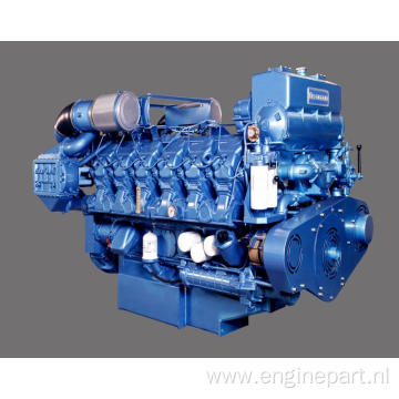 Marine Auxiliary Diesel Engine 4-cylinder 66kw for Generator Set